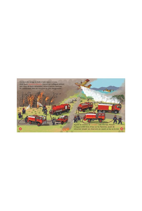 Livre Mes p'tits docs Les pompiers 2