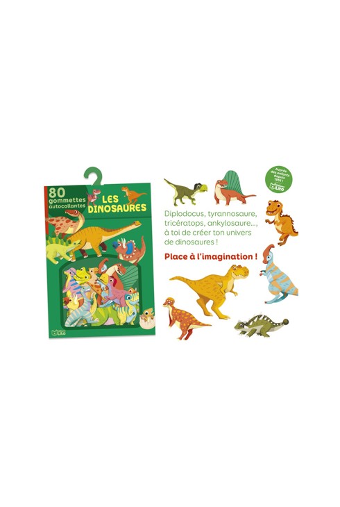 80 gommettes les dinosaures - Lito 2