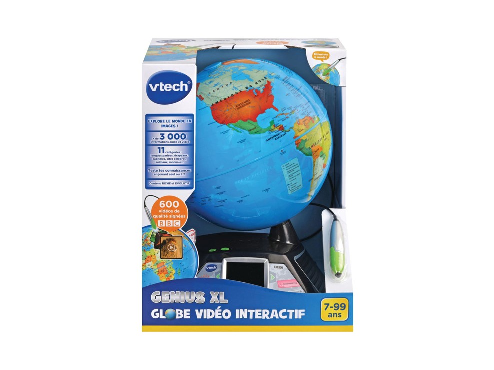Globe vidéo interactif Genius XL Vtech 2