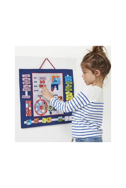 Calendrier en tissu Oxybul 2