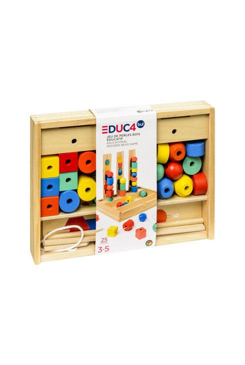 Jeux de perles en bois éducatif Oxybul 2