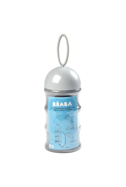 Boîte doseuse de lait empilable gris Beaba 2