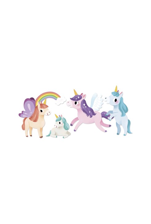50 gommettes petites mains licornes - Lito 2