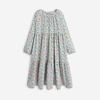 Robe violettete fleurie fille en coton Catimini