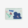 Snood bébé fille coloré et imprimé floral en tricot bleu Catimini