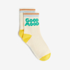 Chaussettes bébé garçon écru à message beige Catimini