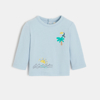 T-shirt bébé bleu tropical Catimini
