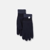 Gants doublés en polaire bleu garçon