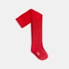 Collants chauds pailletés rouges bébé fille