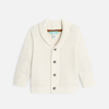 Gilet tricot boutonné blanc bébé garçon
