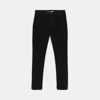 Pantalon chino en twill de coton uni noir garçon