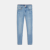 Jean skinny délavé bleu garçon