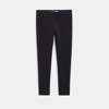 Leggings chauds unis noir fille