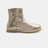 Boots fourrées irisées marron fille