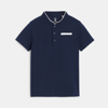 Polo manches courtes bleu marine Garçon