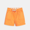 Short poches cargo orange bébé fille