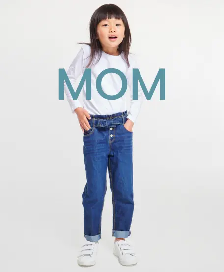 Jean mom fille 10 ans sale