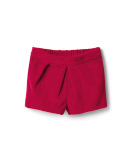 Short en velours rouge