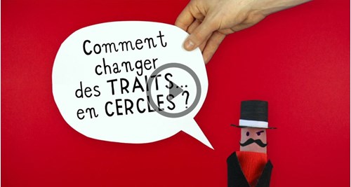 Trucastuces : Comment changer des traits en cercles ? Trucastuces : Comment changer des traits en cercles ?