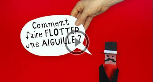 Trucastuces : Comment faire flotter une aiguille ? Trucastuces : Comment faire flotter une aiguille ?