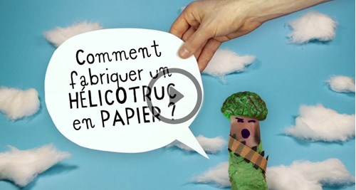 Trucastuces : Comment fabriquer un helicotruc en papier ? Trucastuces : Comment fabriquer un helicotruc en papier ?