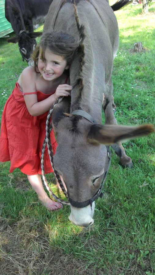 L'aventure à dos d'âne avec les enfants L'aventure à dos d'âne avec les enfants