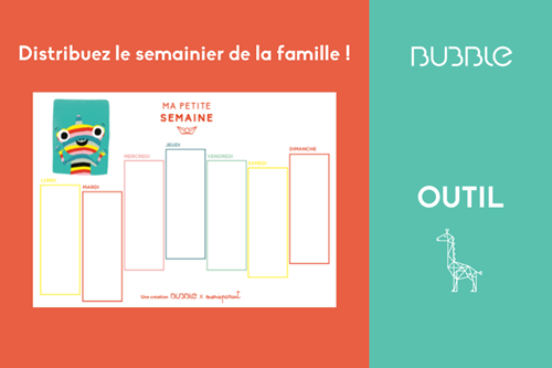 Distribuez le semainier de la famille !