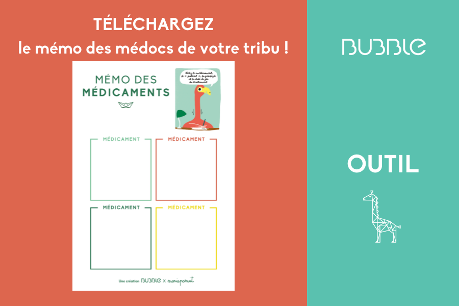 Notez la posologie des médicaments de votre tribu 