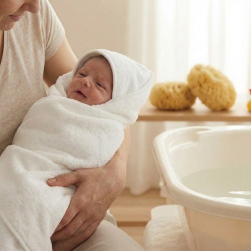 Donner les premiers bains de bébé : tous nos conseils