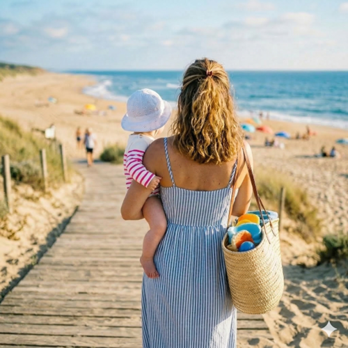 Bébé à la plage : 5 conseils pour une sortie 100% sécurité