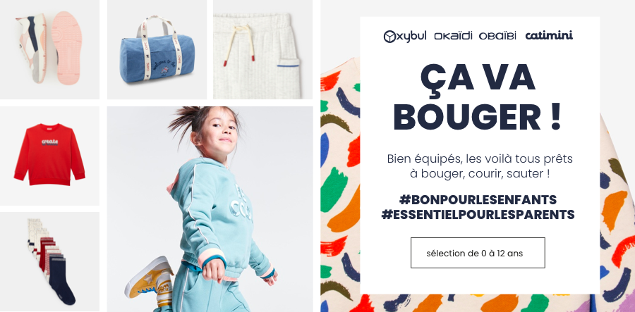 ça va bouger ! Bien équipés, les voilà tous prêts à bouger, courir, sauter ! #bonsplanspourlesenfants #essentielpourlesparents