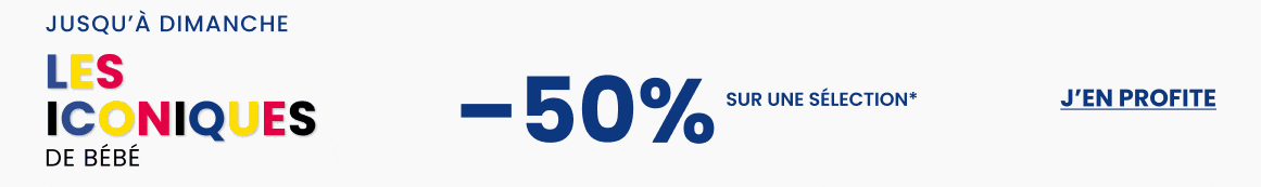 jusqu'&agrave; -50% sur une s&eacute;lection de jouets d'&eacute;veil