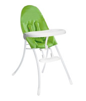 La chaise haute Nano verte