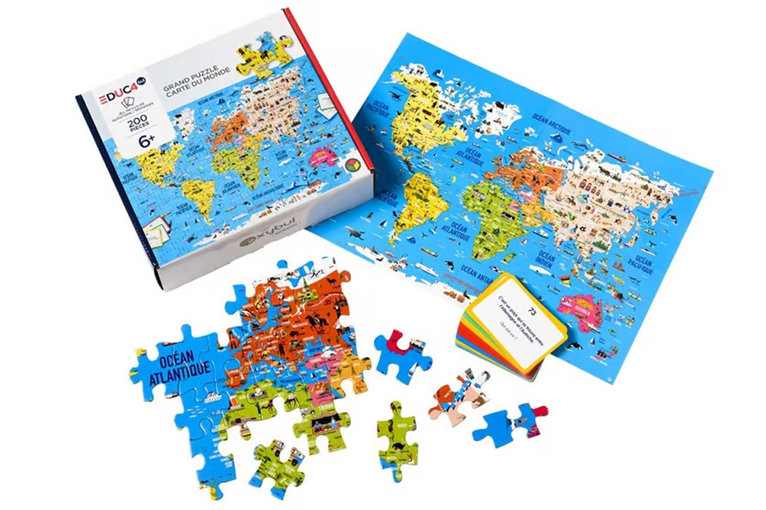 Puzzle du monde 200 pièces