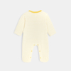 Pyjama bébé garçon en coton bio jaune Absorba