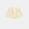 Short bébé en coton éponge bio jaune Absorba