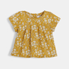 Ensemble blouse et bloomer bébé fille jaune Absorba