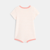 Combishort en coton éponge bébé rose Absorba