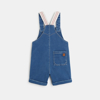 Salopette short en jean confort bébé garçon bleue Absorba