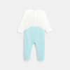 Pyjama bébé en velours bleu Absorba