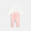 Pyjama bébé en velours rose Absorba