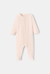 Pyjama en velours côtelé rose naissance Absorba