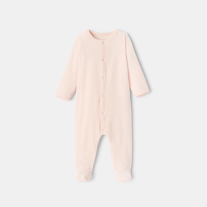 Pyjama en velours côtelé rose naissance Absorba 1