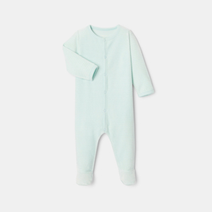 Pyjama en velours côtelé bleu naissance Absorba 1