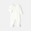 Pyjama en velours dévoré blanc naissance Absorba