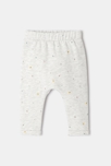 Pantalon en molleton imprimé blanc naissance Absorba