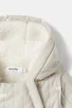 Combinaison-pilote matelassée et doublée beige naissance Absorba 3