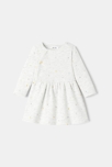 Robe en molleton imprimé blanche naissance Absorba
