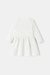 Robe en molleton imprimé blanche naissance Absorba 2