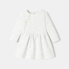 Robe en molleton imprimé blanche naissance Absorba